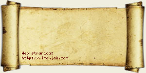 Jana Pavlović vizit kartica